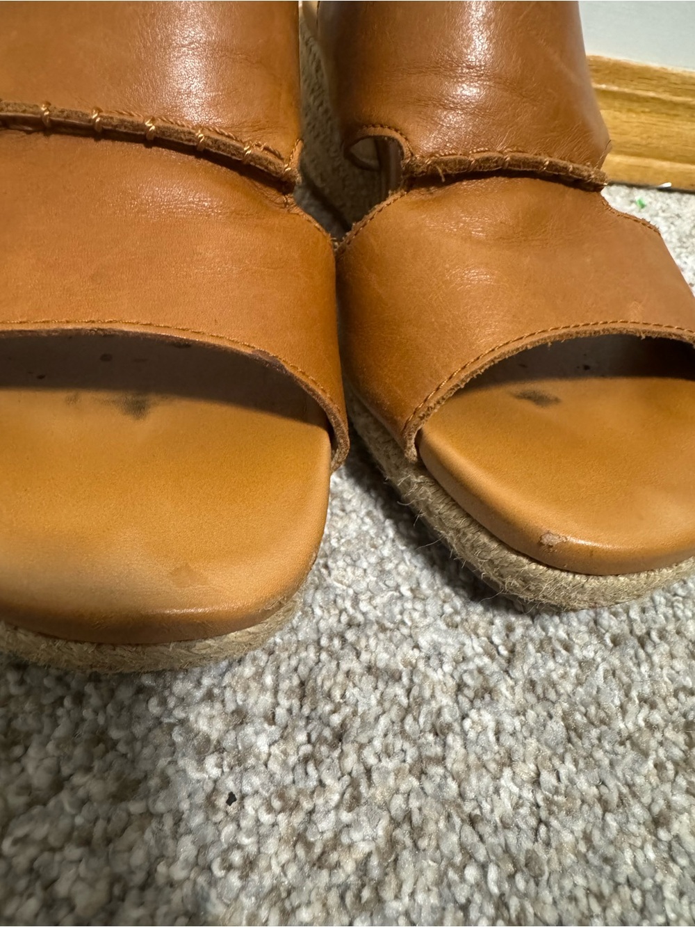 UGG Eirene Leather Espadrille Wedge Sandals - Picture 5 of 11